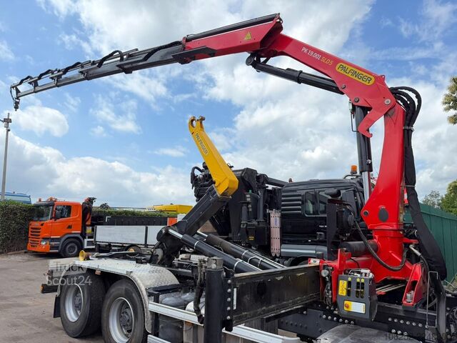 نظام ذراع الخطاف DAF CF 480 6x4 HOOKLIFT + CRANE PALFINGER PK19.001 ...
