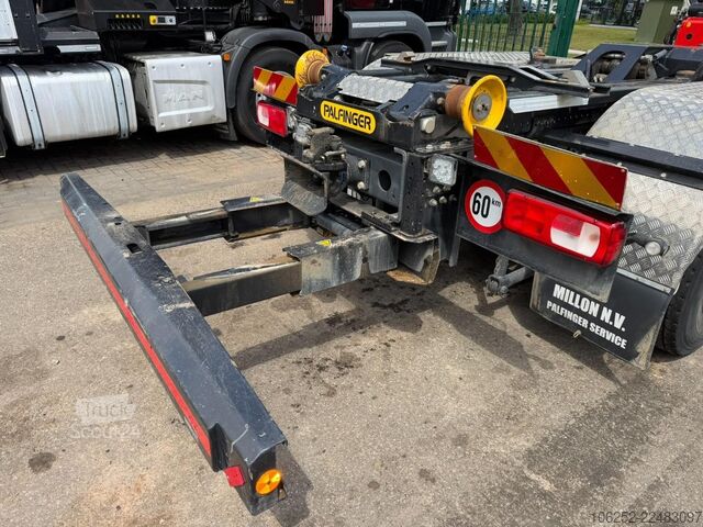 نظام ذراع الخطاف DAF CF 480 6x4 HOOKLIFT + CRANE PALFINGER PK19.001 ...