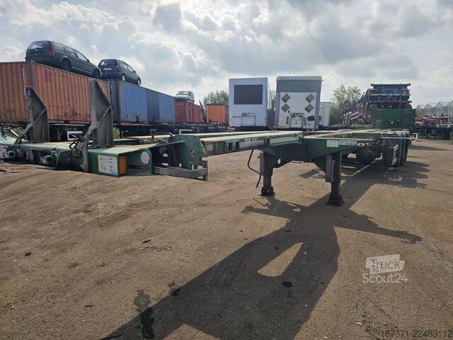 نقل الحاويات D-TEC VCC-01 FLEXITRAILER/ALL CONNECTIONS/ APK/TUV 23...