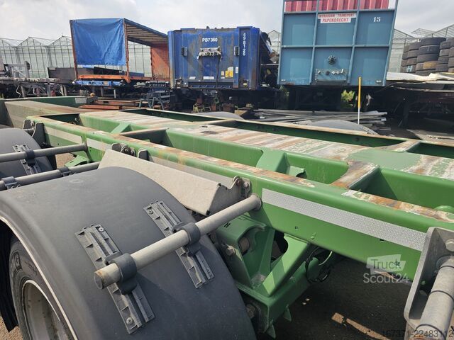 Transport av containrar D-TEC VCC-01 FLEXITRAILER/ALL CONNECTIONS/ APK/TUV 23...