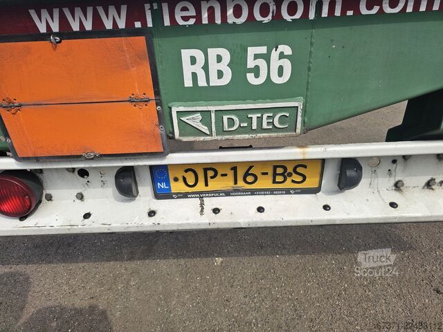 Transport av containrar D-TEC VCC-01 FLEXITRAILER/ALL CONNECTIONS/ APK/TUV 23...
