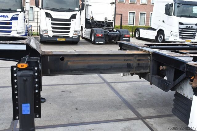 Transport de conteneurs Renders F08FJ3HWSA EURO 800 - 2 x EXTENDABLE - SAF AXLE...