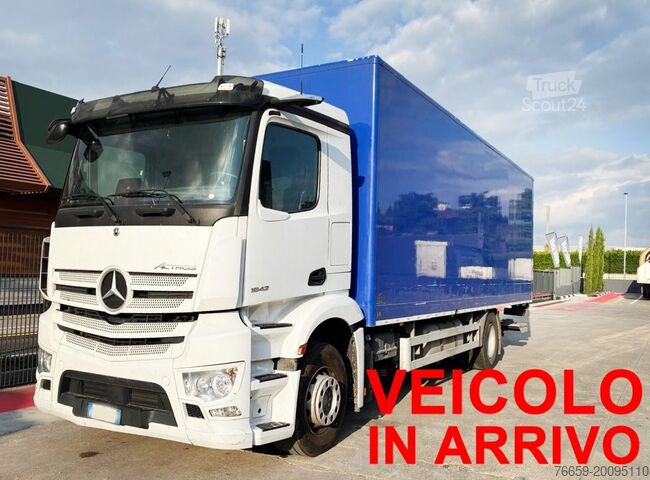 Camião de caixa fechada MERCEDES-BENZ Actros L 1842 furgonato + sponda