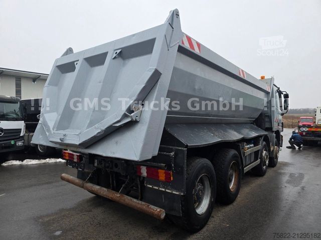 Camion benne MERCEDES-BENZ Actros 3244 4144 / 8X4 / 18 Kubik Mulde German