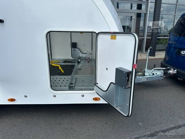 Furgon samochodowy do przewozu aut Brian James Race Sport Länge: 5,03 m / 3.000 kg / NEU