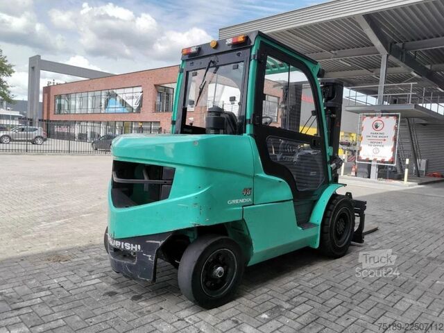 šakinis krautuvas Mitsubishi FD 45 NT  Triplex  Diesel  1500 Hours!