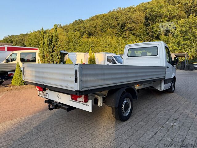 Pick-up bestelwagen MERCEDES-BENZ Sprinter 316CDI Pritsche XXL L3 RWD A/C AHK 3,5T