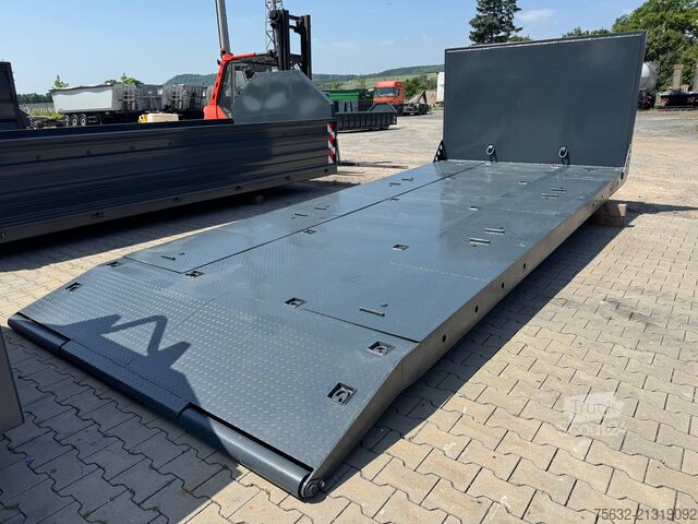 Contentor de rolo de 6m / reboque de plataforma baixa Hitta 6m Abrollplattform HAP60SP