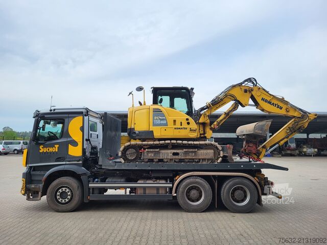 Contentor de rolo de 6m / reboque de plataforma baixa Hitta 6m Abrollplattform HAP60SP