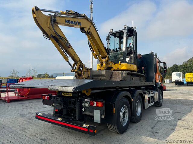 Contentor de rolo de 6m / reboque de plataforma baixa Hitta 6m Abrollplattform HAP60SP