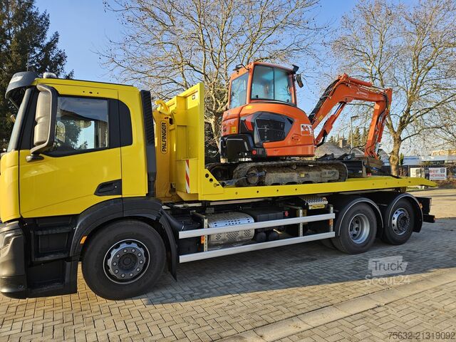 Contentor de rolo de 6m / reboque de plataforma baixa Hitta 6m Abrollplattform HAP60SP