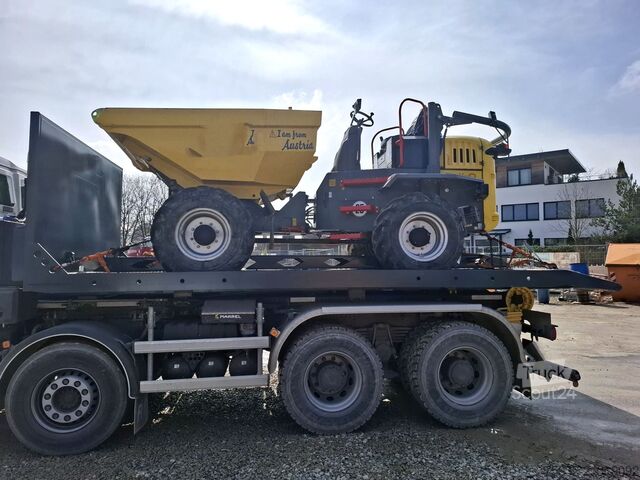 Contentor de rolo de 6m / reboque de plataforma baixa Hitta 6m Abrollplattform HAP60SP