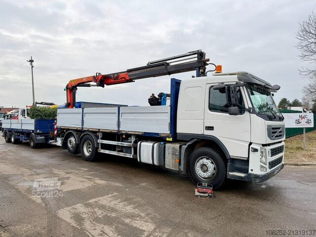 Plataforma de carga Volvo FM 460 EEV - 6x2 BAUSTOFF KRAN PK 18502 SH B (3...