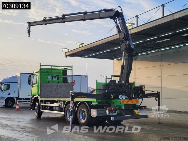 Open body Mercedes Arocs 2636 6X4 HIAB 144 E-3 HIPRO Kran Crane St...