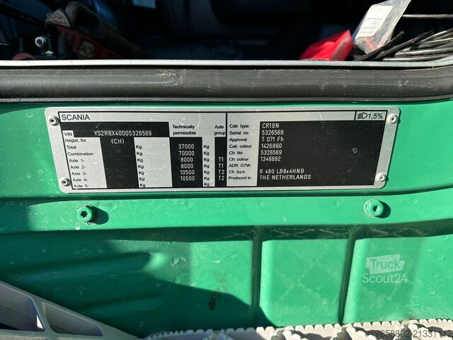 Takelwagen SCANIA R480