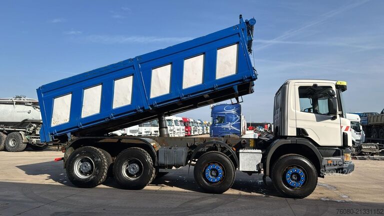 3-Seiten-Kipper Scania 124 - 400 (MANUAL PUMP / BIG HUB / GRAND PONT /...