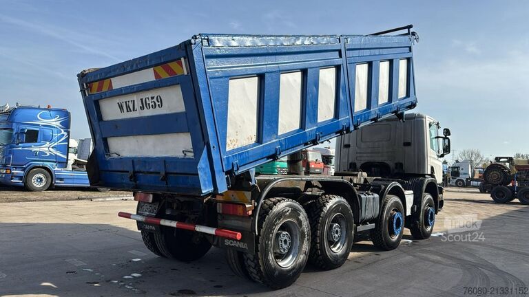 3-Seiten-Kipper Scania 124 - 400 (MANUAL PUMP / BIG HUB / GRAND PONT /...