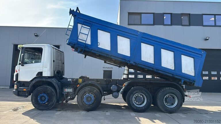 3-Seiten-Kipper Scania 124 - 400 (MANUAL PUMP / BIG HUB / GRAND PONT /...