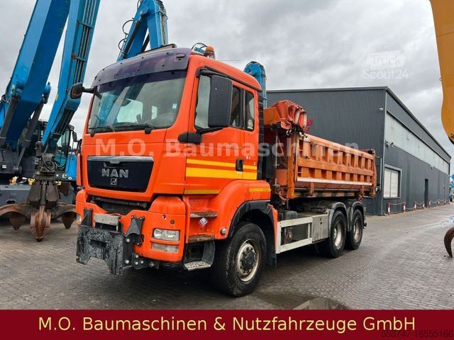 Autocamion basculant tridirecțional MAN TGS 26.440 / 6x6 /3-Seitenkipper / Plane / AC /