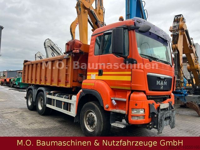 Autocamion basculant tridirecțional MAN TGS 26.440 / 6x6 /3-Seitenkipper / Plane / AC /
