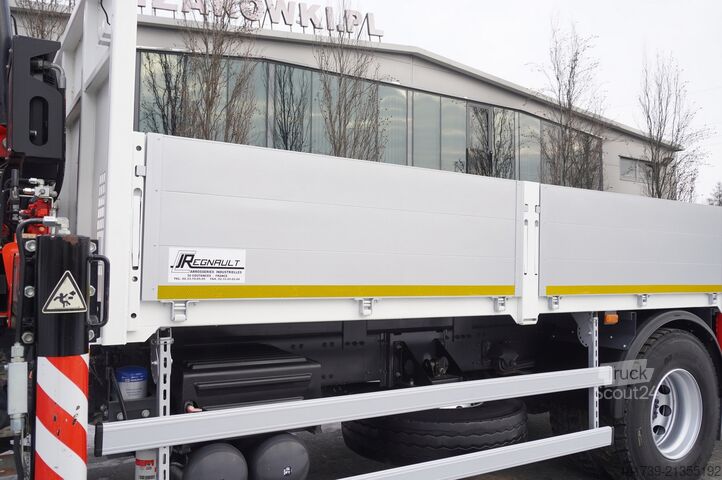 Platós daruval Renault RENAULT C280 DTI 8 / FASSI crane 8 m