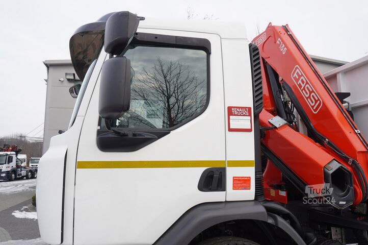 Platós daruval Renault RENAULT C280 DTI 8 / FASSI crane 8 m