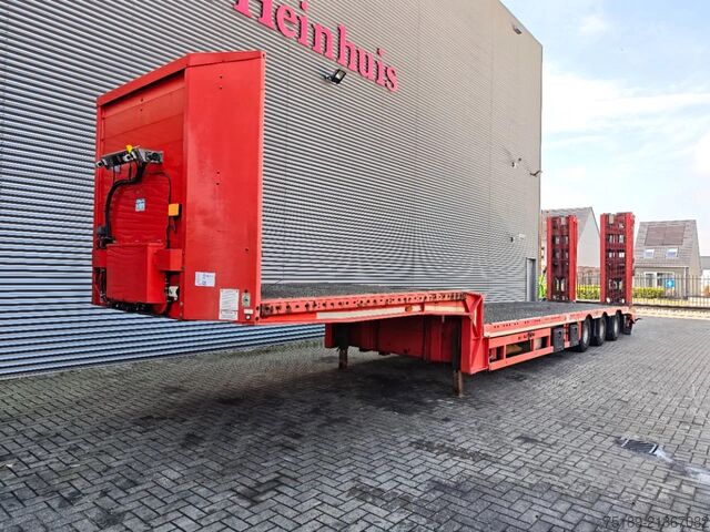 Semi-Tieflader Meusburger MTS-3 Bridge Ramps Winch!