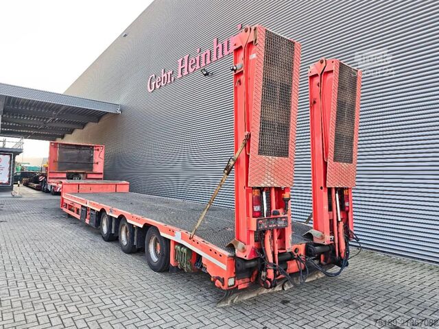 Semi-Tieflader Meusburger MTS-3 Bridge Ramps Winch!