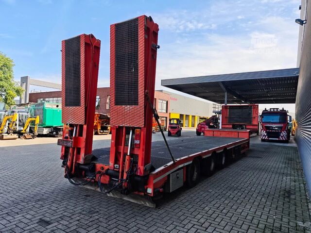 Semi-Tieflader Meusburger MTS-3 Bridge Ramps Winch!