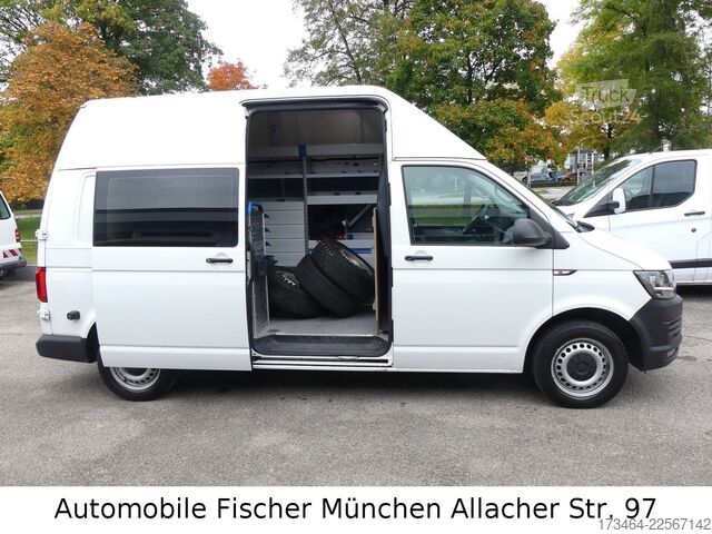 Furgão de teto alto VW T6 Transporter Kasten*Sortimo*SHZ*