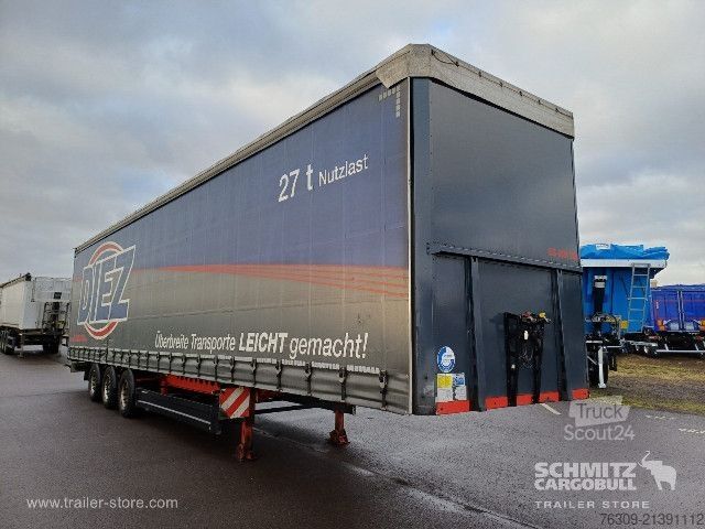 Odprta polprikolica s ponjavo Berger Curtainsider Mega