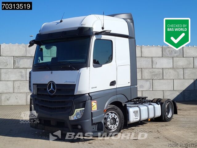 Kötet SZM Mercedes Actros 1845 4X2 Bigspace Lowdeck Mirrorcam 2x Tank