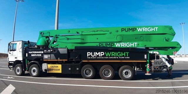 Автобетононасос MERCEDES-BENZ 5048 Actros V8 m. Putzmeister 52/5