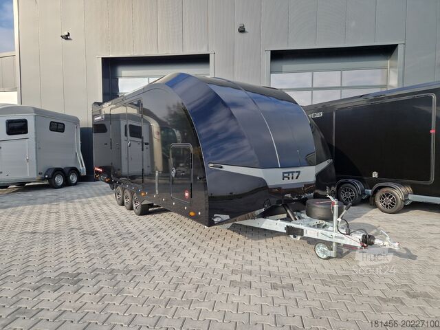 Aanhangwagen autotransporter Brian James Trailers RT 7 397-6023 Kamera Landstrom Stauraum
