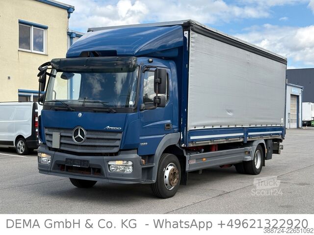 Nákladné auto s plochou korbou a plachtou MERCEDES-BENZ Atego 1223*E6a*LBW*Bordwände*Automatik*