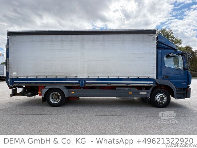 Nákladné auto s plochou korbou a plachtou MERCEDES-BENZ Atego 1223*E6a*LBW*Bordwände*Automatik*