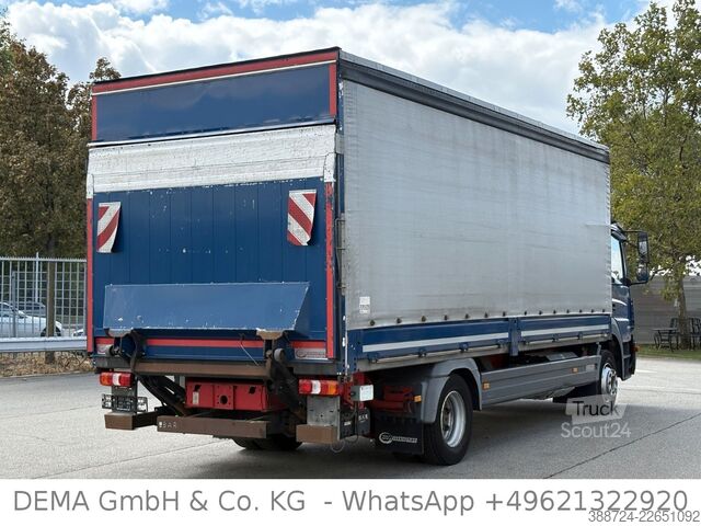 Nákladné auto s plochou korbou a plachtou MERCEDES-BENZ Atego 1223*E6a*LBW*Bordwände*Automatik*
