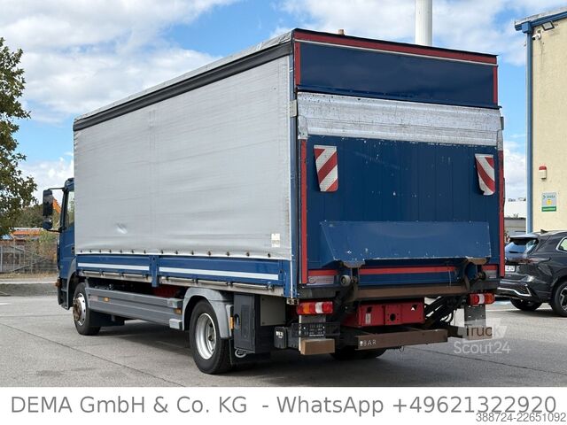 Nákladné auto s plochou korbou a plachtou MERCEDES-BENZ Atego 1223*E6a*LBW*Bordwände*Automatik*