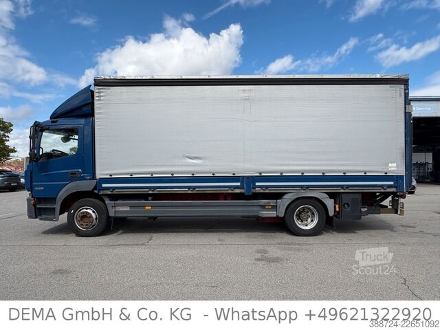 Nákladné auto s plochou korbou a plachtou MERCEDES-BENZ Atego 1223*E6a*LBW*Bordwände*Automatik*