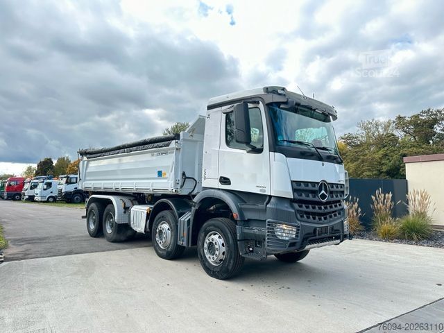 Dreiseitenkipper LKW MERCEDES-BENZ Arocs 3251 8x4 MEILLER Bordmatik Plane