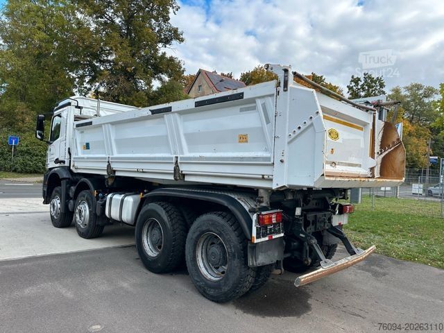 Dreiseitenkipper LKW MERCEDES-BENZ Arocs 3251 8x4 MEILLER Bordmatik Plane