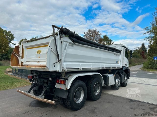 Kipper LKW MERCEDES-BENZ Arocs 3251 8x4 MEILLER Bordmatik Plane
