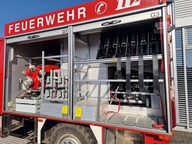 Autocisterna a vuoto MAN 8.136 4X4 Rüstwagen Allrad zuschaltbar 9 Sitzer