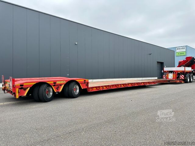 Carregador baixo FAYMONVILLE 47.5T STBZ-2VA 8m +5m50 LOWBED - TIEFBETT / REM...