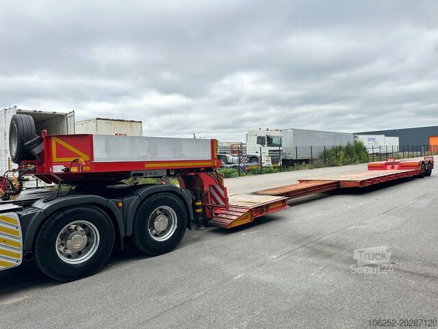 LÄglastare FAYMONVILLE 47.5T STBZ-2VA 8m +5m50 LOWBED - TIEFBETT / REM...