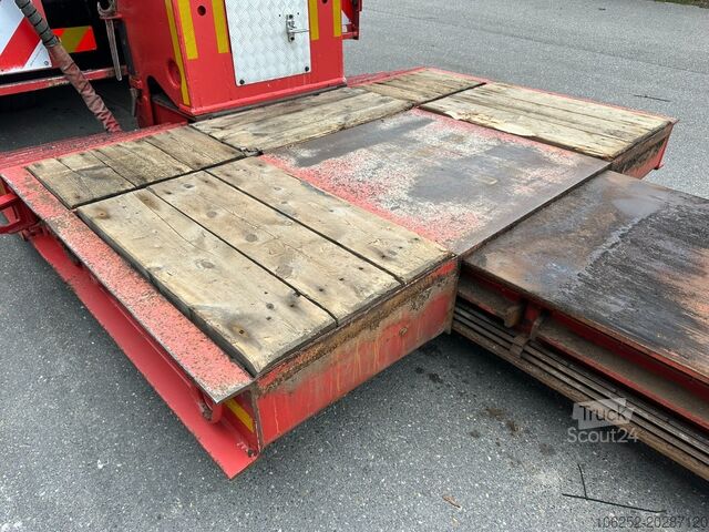 Carregador baixo FAYMONVILLE 47.5T STBZ-2VA 8m +5m50 LOWBED - TIEFBETT / REM...