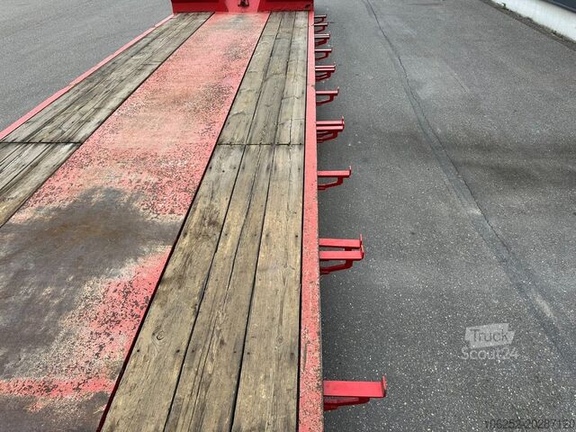 Carregador baixo FAYMONVILLE 47.5T STBZ-2VA 8m +5m50 LOWBED - TIEFBETT / REM...