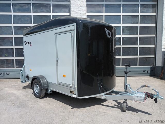 Koffer aanhanger Debon Roadster 400 GFK Heckrampe Seitentür