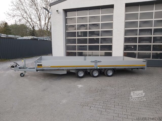 Aanhangwagen (auto) Eduard EDUARD 5522 Multitransporter Bordwände 30cm  56cm lfh Tridem Auffahrrampen verfügbar