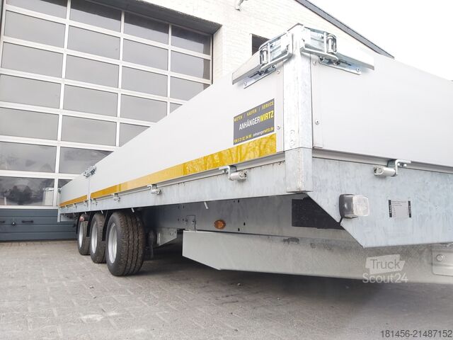 Aanhangwagen (auto) Eduard EDUARD 5522 Multitransporter Bordwände 30cm  56cm lfh Tridem Auffahrrampen verfügbar